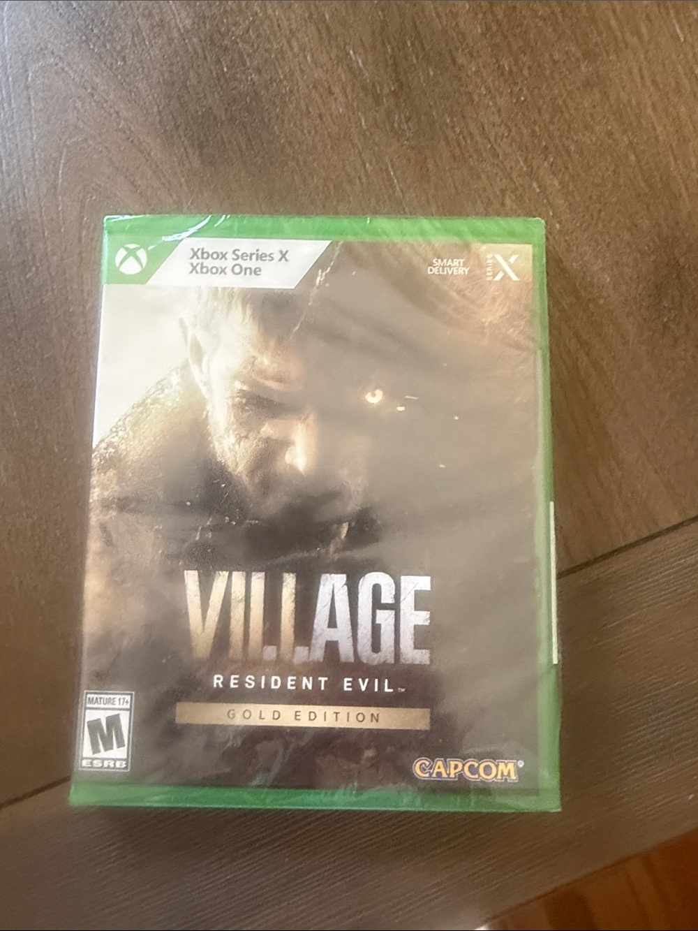 Microsoft Xbox Game Case - Black and Green Return to the Village Back Cover